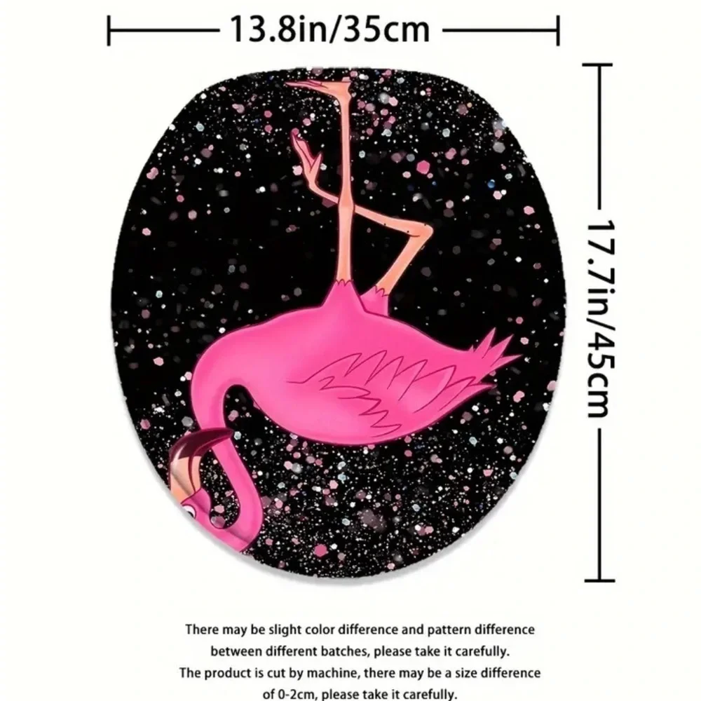 4pc Pink Flamingo Bathroom Set NWT